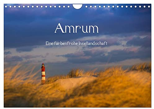 Amrum - Eine farbenfrohe Insellandschaft (Wandkalender 2026 DIN A4 quer), CALVENDO Monatskalender: Stimmungsvolle farbenfrohe Landschaftsaufnahmen von Amrum (CALVENDO Natur)