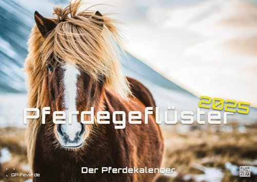 Pferdekalender 2026 - Pferdegeflüster - Premium Wandkalender im Format DIN A2 (extragroß: ca. 60 cm x 42 cm) mit eindrucksvollen Pferde-Motiven