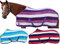 HKM 4057052372988 Abschwitzdecke -Fashion Stripes- Mit Kreuzgurt8054 Schwarz/Off White/Grün165