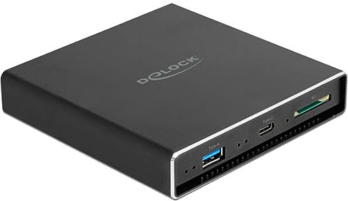 Delock Externes Gehäuse für 2.5″ SATA mit zusätzlichem USB Type-C
