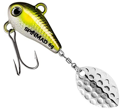 SpinMad Bleikopfspinner 6g - Jigspinner, Farbe Lieblingsköder:Ayu