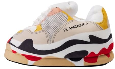 Flamingueo Pantofole Sneakers - Ciabatte Donna Invernali, Pantofole Uomo, Unisex, Ciabatte Invernali Uomo, Regali Divertenti, Taglia Unica