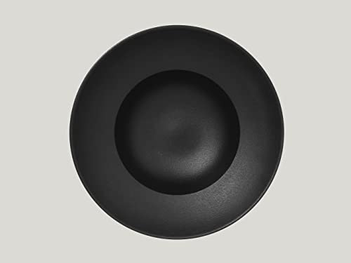 RAK Porcelain NFCLXD26BK Neo Fusion Volcano Extra Deep Round Plate Case of 6