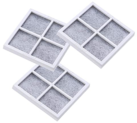3 Stück Kühlschrank Luftfilter Baven Aktivkohlefilter Ersatzfilter für LG LT120F Kühlschrank Gefrierschrank Filter Maschine Ersatz Zubehör Entfernen Sie den Kühlschrankgeruch