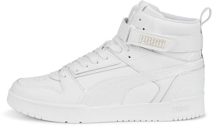 PUMA RBD Game, Sneaker Unisex - Adulto, White White Team Gold, 43 EU