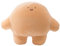 ikasus Kuscheltier Knödel Weich Plüsch Gelb Kissen Dekorative Niedlich Zierkissen Plüsch Stofftier Ausgestopftes Tier Plüschkissen Spielzeug Geschenk Gefüllt für Kinder Mädchen Jungen 23CM