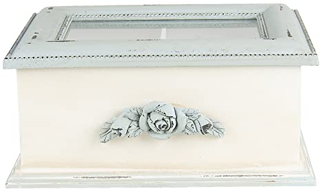 Clayre & Eef Teedose (4 Fächer) Mehrfarbig 20x17x9 cm 6H2030