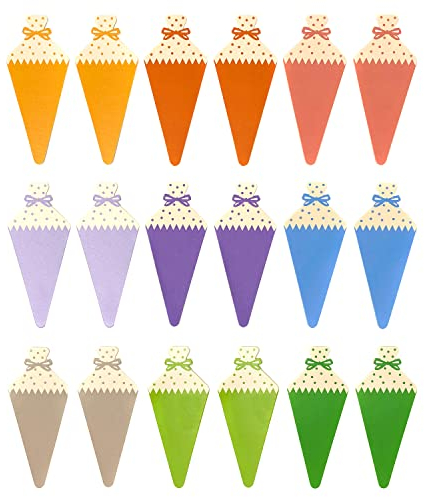 Oblique Unique® Zuckertüten Konfetti 18 Stk. Zuckertüte Schultüten Tisch Dekoration Streu Deko für Schuleinführung Einschulung Schulanfang Mädchen Jungen