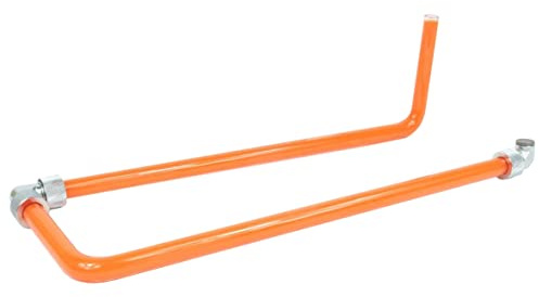 Mayhems - Hard Tubing - Borosilicate Glass - Ultra Premium, 12 mm OD, Pre Bent 90 Degree, 125 mm x 375 mm