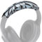 WC BandZ XM3 / XM4 – Silikon-Kopfbandabdeckung für Sony WH1000XM3 und WH1000XM4 Kopfhörer von Wicked Cushions | Verbesserter Komfort, Stil und Schweißschutz | Exklusiv für Sony XM3 / XM4 | Geo Grey