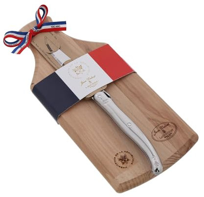 Planche À Découper En Bois + Couteau 25.5cm - AP036424L06342