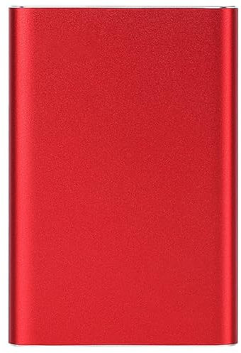 Disco duro externo móvil de 2.5 pulgadas, USB 3.0, disco duro externo USB 3.0 de alta velocidad, almacenamiento de 1 TB, disco duro portátil para computadora portátil de escritorio, color rojo