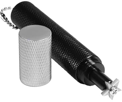 ZBIianxer Golfschläger aus Aluminiumlegierung mit austauschbaren 5 Köpfen, Golfschläger-Rillen, Schärfer, Werkzeuge für Golf, Eisenkeile, Golfschlägerpflege