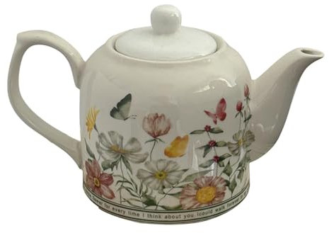 MagiDeal Théière en Porcelaine, Bouilloire à Eau, pichet à Eau, Verres multifonctionnels, cafetière pour café, Eau Froide, Lait, fête