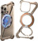 NIFBANG Z Case Desert Titanium for iPhone 16 Pro Max, Frameless with 360° Rotating Magnetic Kickstand, Slim Shockproof Case