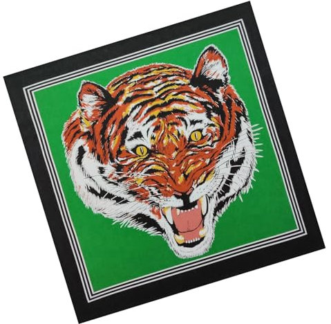 kokdid 53,3 cm cooles Muster, Bandana, Kopftuch für Damen, Herren, quadratisch, Turbane, Kopftuch, bunt, Kopfbedeckung