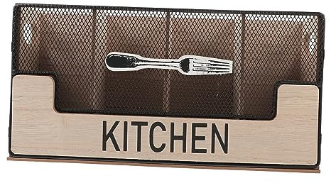 CONGARTENO Caja Para Vajilla De Encimera Porta Vajilla Compartimentos Organizador De Cubiertos De Mesa