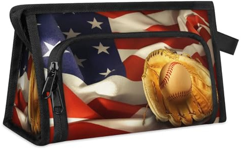 Trousse de maquillage de voyage pour femmes, hommes, enfants, filles, garçons, gants de baseball, trousse de toilette, trousse de toilette, trousse de douche, organisateur de sac de douche, couleur,