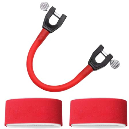 1 connettore per punte da sci per bambini, 2 fasce da sci, fasce di fissaggio per sci, accessori per sci e snowboard, per bambini