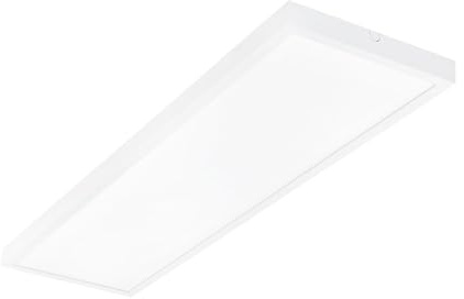 ELG Leuchten LED Deckenlampe mit direktem Licht, 125cm, 30-40W, 3489-4692lm, flach, 3000K/4000K, warmweiße, neutralweiße Lichtfarbe, einstellbar, Küchenlampe, 125x32,5x4,3cm