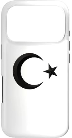 Hülle für iPhone 17 Pro Türkei Flagge schwarz