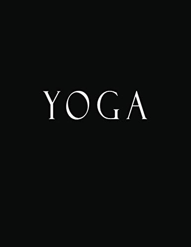 Yoga: Black and White Decorative Book to Stack Together on Coffee Tables, Bookshelves and Interior Design | Add Bookish Charm Decor to Your Home | ... Your unique Fashion Design style | Yoga