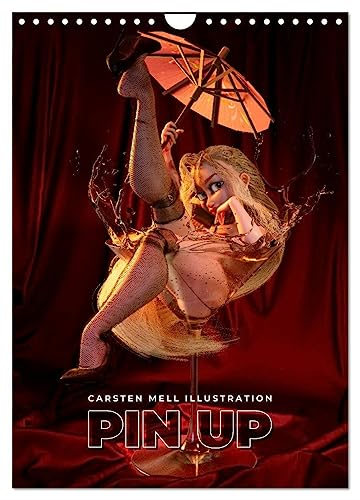 Pin Up Kalender Carsten Mell (Wandkalender 2025 DIN A4 hoch), CALVENDO Monatskalender