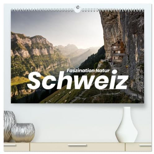 Schweiz - Faszination Natur (hochwertiger Premium Wandkalender 2026 DIN A2 quer), Kunstdruck in Hochglanz: Einzigartige Aufnahmen der Schweiz. (CALVENDO Orte)