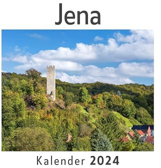 Jena (Wandkalender 2024, Kalender DIN A4 quer, Monatskalender im Querformat mit Kalendarium, Das perfekte Geschenk)