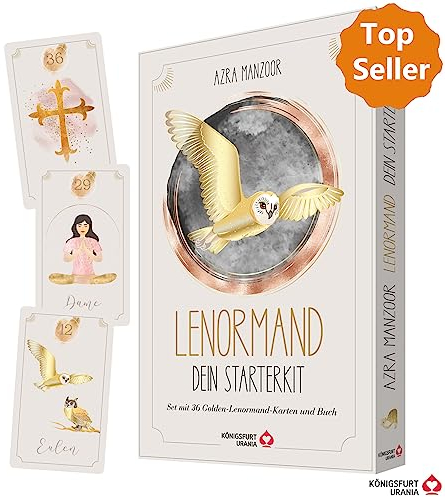 Lenormand - Dein Starterkit: 36 Golden-Lenormand-Karten und Buch (Lenormandkarten)
