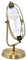 Sablier en verre pour décoration de cuisine ou pour l'enseignement En métal Bronze 30 Mins Rotating White in 30 Mins
