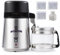 CO-Z® – Brushed Stainless Steel Water Distiller Machine with 4 Litre Connection Bottle