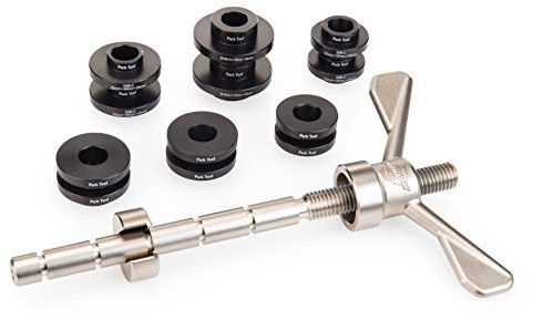 Park Tool BBP-1.2 Fahrradwerkzeug Metall mit 12 präzisionsgefertigten Buchsen in 9 Größen, für Tretlagergehäusebreiten von 68 mm bis 150 mm, Kunststoffgriff