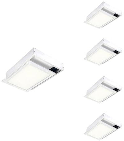 Kit Saillie BLANC pour Panneau LED 60x30 Slim (Pack de 5) - SILAMP