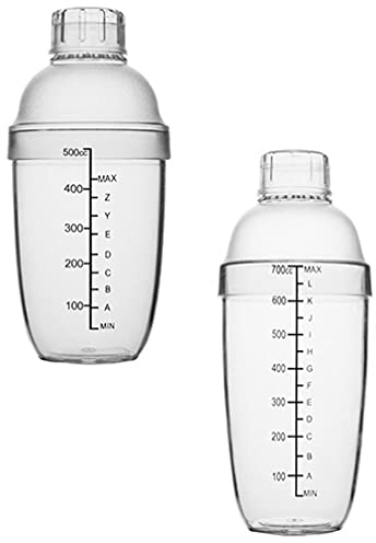 DOITOOL Cocktail Martini Shaker Plastica Shaker Drink Mixer Latte Chiaro Tè Vino Shaker Tumbler Bar Drink Mixer Bar Strumento di Miscelazione