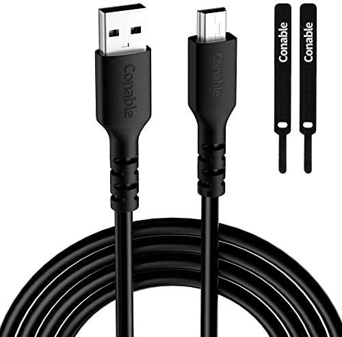 Mini USB Cable 6 Feet, USB 2.0 Type A to Mini B Cord Compatible PS3 Controller, MP3 Player, Digital Camera, Yeti Microphone and More with 2 Cable Ties- 6 ft