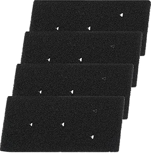 4 filtri per asciugatrice Bauknecht Privileg Whirlpool HX 481010716911 per asciugatrice a pompa di calore, grana fine, 230 x 115 x 14 mm, filtro in spugna per asciugatrice