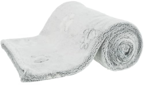 Nando Blanket, Soft Fleece, 150 × 100 cm, Light Grey