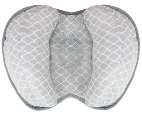 KAKIBLIN Baby-Nackenkissen für den Kopf, 2-in-1 Baby-Reisekissen, Bananen-Baby-Kopfkissen, Nackenkissen für Säuglinge, kleine Jungen und Mädchen, Nackenstütze für Kinderwagen, weiße Wolke