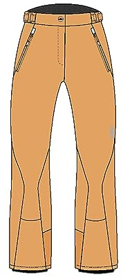 CMP Women Stretch Pant rot | 4-Wege-Stretch für optimale Bewegungsfreiheit, Clima Protect Technologie für zusätzliche Wärme, warm bleibst