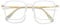 VEVESMUNDO Blaulichtfilter Lesebrille Metall Groß Stylisch Rechteckig Anti Blaulicht Lesehilfen Sehhilfe Brille für Damen Herren (1 Stück Transparent Gelb Brille, 1.5)