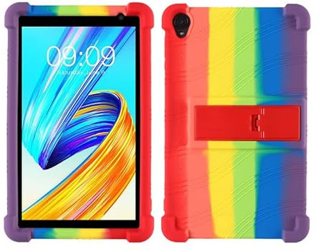 MOOPW Coque pour Teclast P80T - Doux Silicone Antichoc Support Caoutchouc Protecteur Housses Etuis pour Teclast P80T Modèle TLA016 Tablette 8 Pouce