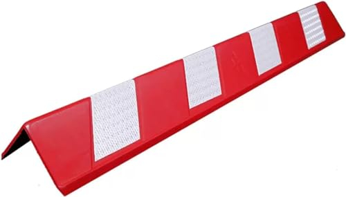 Parkhaus-Lagersäulen, reflektierende Werkstatt-Erdgeschoss-Garage-Eckenschutz (Color : Rosso, Size : 16pcs)
