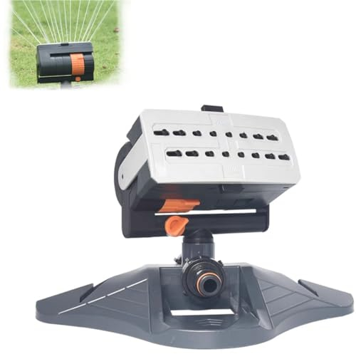Mini Oscillating Sprinkler, Garden Sprinkler with Large Base,Garden Lawn Sprinkler 360 Degree Rotating,Mini Oscillator Sprinkler Lawn Sprinkler