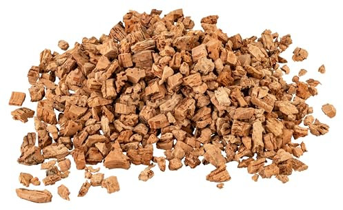 Korkeiche Granulat [grob, 3-12 mm] – Kork für den BAU und die Dekoration von Krippenlandschaften und Modellbaulandschaften – Naturmaterial für Krippenzubehör und Modellbau