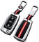 OTMIK Zink Legierung Autoschlüssel Hülle Kompatibel mit vw Volkswagen Polo Tiguan Passat B5 B6 B7 Golf 4 5 6 MK6 Jetta Lavida Skoda Octavia Seat Autoschlüssel Schutzhülle (Silber A)