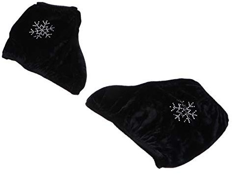 Happyyami Eiskunstlauf Schuhüberzieher Elastische Schlittschuhschoner Für Hockey Figurenschlittschuhe rutschfest Verschleißfest Schwarz s Für Skating-Fans