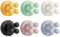 6 Pcs Silicone Toothbrush Holders, Multi-Function Razor Holder for Wall, Waterproof Self Adhesive Toothbrush Hook, Wall Mounted Single Hook for Hanging Bathroom Kitchen Living Room Office (Multicolor)