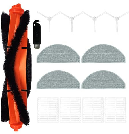Compatibile con Xiaomi, E10 Robot Aspirapolvere Spazzola Laterale Principale Filtro Hepa Panni for Mocio Stracci Accessori Kit Ricambi