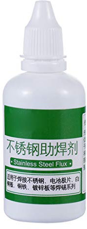 Löt-Flüssigkeits-Flussmittel, kein sauberes Edelstahlflussmittel, ungiftig, für Eisenblech, Kupfer, 50 ml, Greifkleber, schnell trocknend, hochviskoses Aerosol-Lösungsmittel
